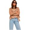Women's Jacket JJXX Holly Biker Slim Fit Cappuccino (12200286) Brown