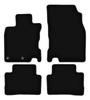 BASIC Black Velour Floor Mats For: Nissan Qashqai II J11 Crossover (2013-)