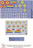 Toromodel Romanian Air Force Plastic Model Kit Decal TRMED48035 1/48 PZL/IAR P.11F Decal, Polish-Made Fighter, (Airplane)