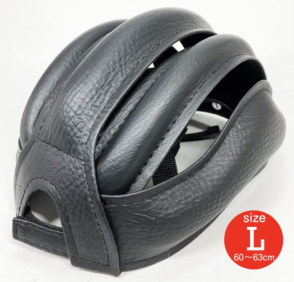 lovell Brimless Cask detachable quick buckle L Black Headgear Head protection (label) One-touch (60-63cm)