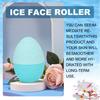 Ice Face Roller Mold Silicone Egg for Puffiness Relief & Skin Firming, Blue