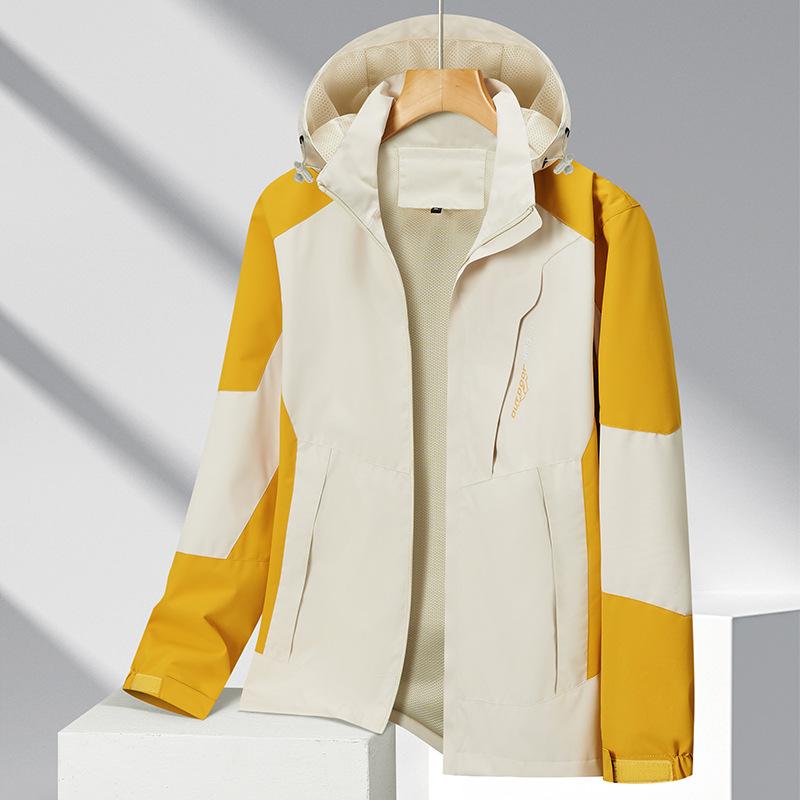Spring and Autumn Thin Jacket Women's Outdoor Windproof and Waterproof Mountaineering Jacket Hooded Windbreaker
