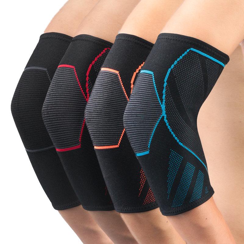 

Sports Elbow Pads Knitted Non-slip Compression Elbow Pads Basketball Badminton Tennis Fitness Pads Y3878YY-XL