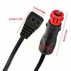 2m 18AWG Car Fridge Cigarette Cable Cooler Charging Replacement Line 12A 12V For Car Refrigerator Warmer Extension Power Ca Z0M4