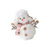 Christmas Snowman Decorations Party Supplie Lovely Plush Snowman Ornaments For Home Party Indoor Garden Outdoor Use