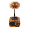 Bluetooth Speaker Retro Phonograph Shape Rechargeable Portable Wireless Stereo Radio