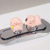 Cute 3D Pig Toilet Presser Long Nail Protector Multi-useful Toilet Press Button Home Decor Toilet Press Tool Bathroom