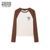 Teenie Weenie Women's Color-Block Raglan Long Sleeve T-Shirt