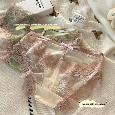 Mutandine Sexy in Pizzo Intrecciato da Donna per Primavera ed Estate, Puro Desiderio, Aderenti sui Fianchi, Traspiranti