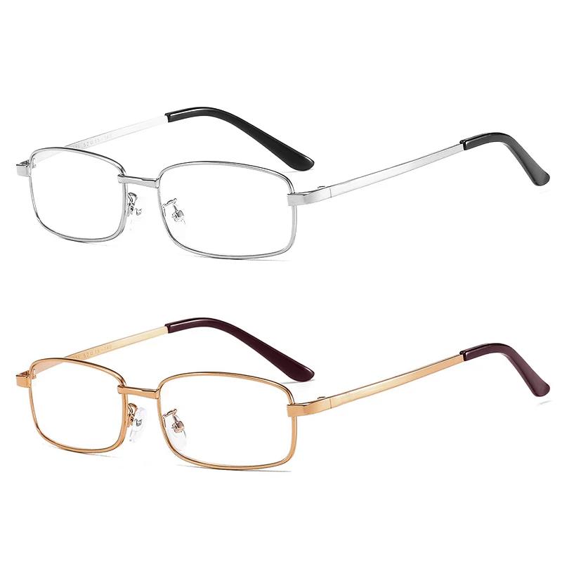 Metal Frame Reading Glasses Vintage Prescription Presbyopia Eyeglasses Ultra Light Unisex Glasses Anti-Blue Light Eyewear