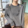 Women's 100% Wool Two-Piece Sweater Set