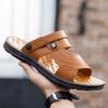 Sandale Bărbați Vară Plajă Agrement Versiune coreeană Respirabil Moale Anti-alunecare Impermeabil Rezistent la uzură Talpă groasă Papuci cu dublă utilizare