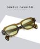 4pcs Fashion Square Sunglasses Women Luxury Brand Sun Glasses Retro Designer Men Trending Black Grey Glasses Shades UV400