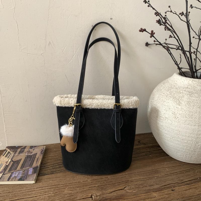 Стильная сумка под мышку, Вместительная повседневная сумка-ведро, Сумка через плечо