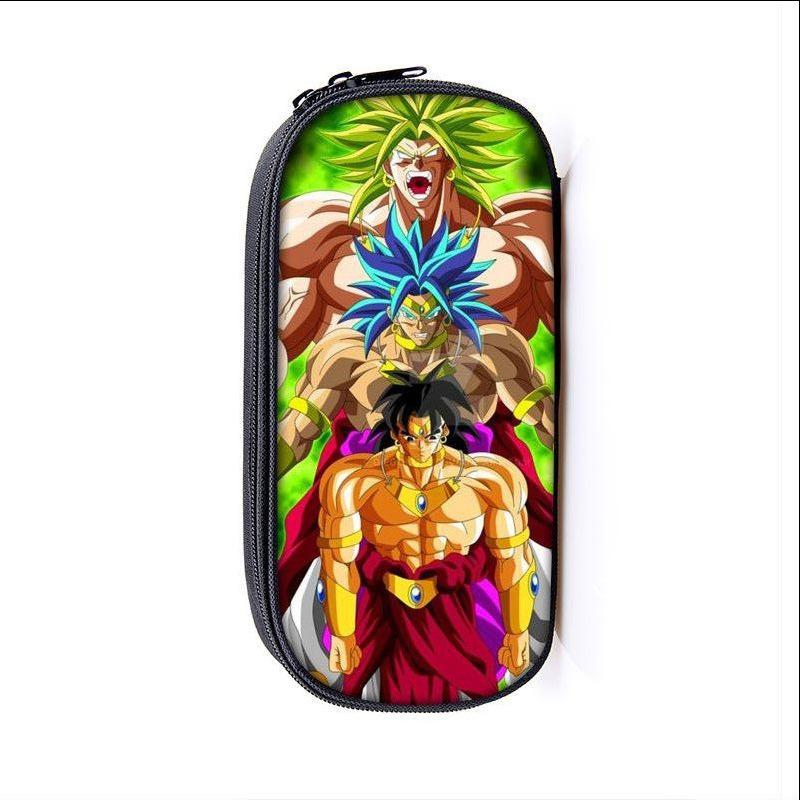 Dragonball Single-Layer Pencil Case Vertical Square Children'S Stationery Case Polyester Pencil Case