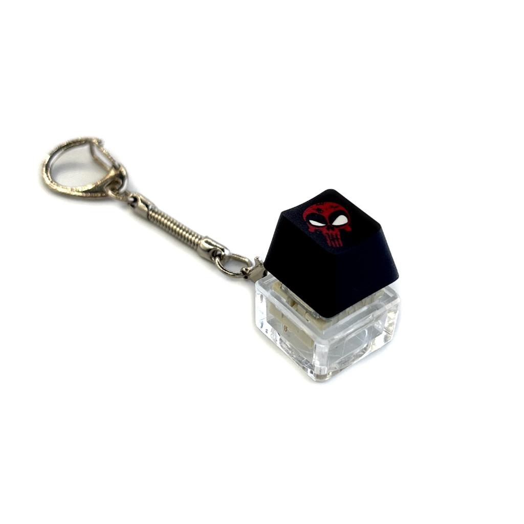 Decompression Keychain Mechanical Keyboard Button Keyring Fingertip Key Cap Pendant Antistress Toy