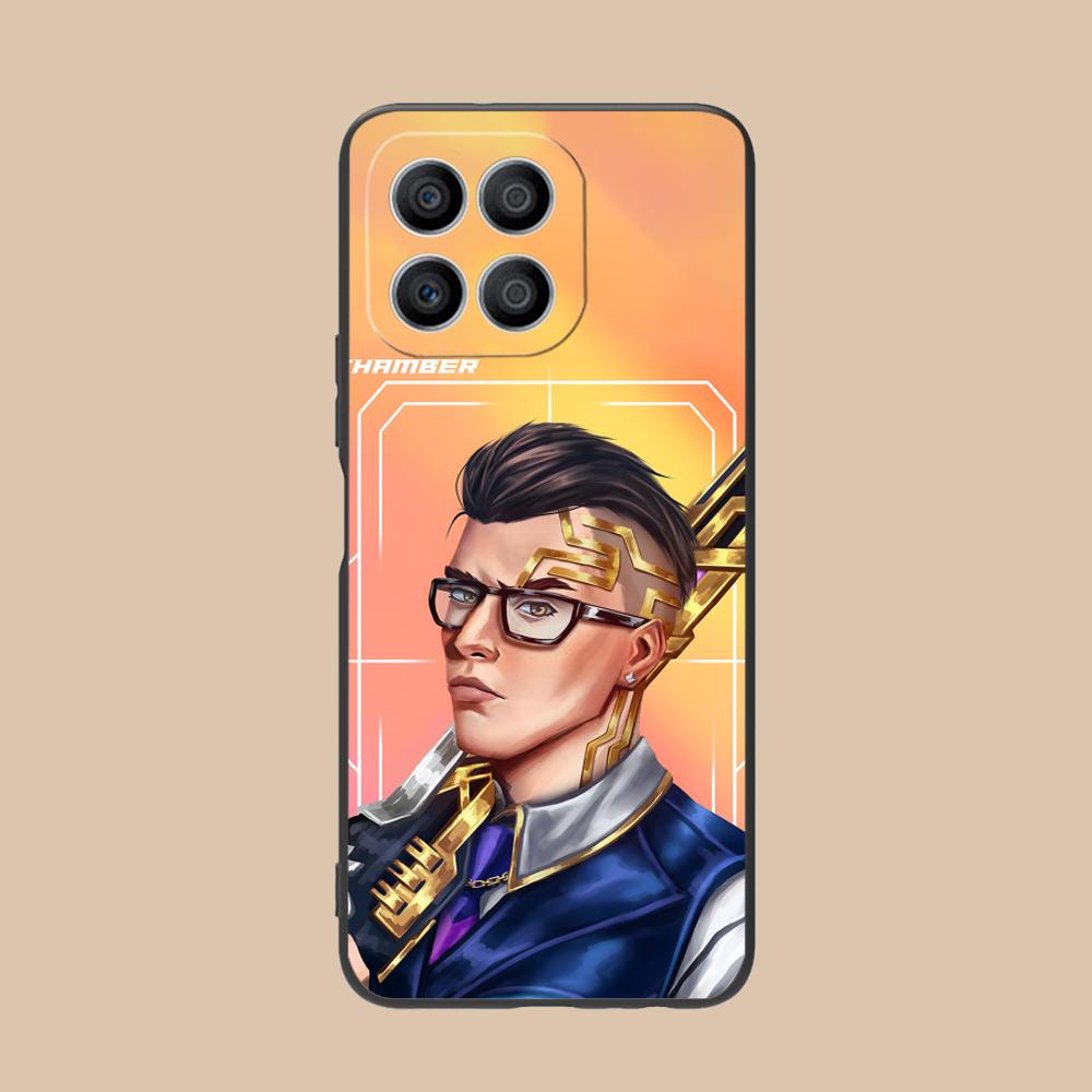 

Valo Chamber Phone Case for Honor 90 80 70 60 50 30 20 10 9 8 7 Pro S SE Lite 5G Soft TPU Shockproof Cover Honor 8