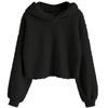 Women's Casual O-Neck Contrast Color Long Sleeve Top Pullover Sweatshir