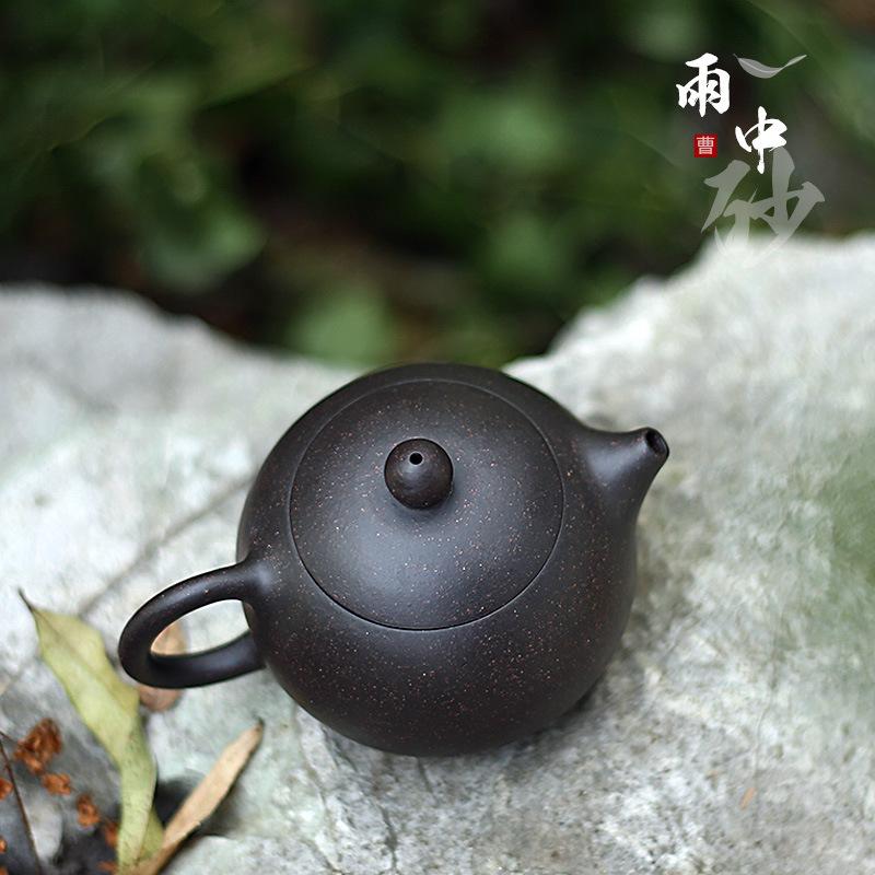 High Quality Yixing Teapot Purple Clay Xi Shi Zisha Tea Pot Ore Beauty Chinese Kung Fu Kettle Suit  for Puer Black Tea 180ML