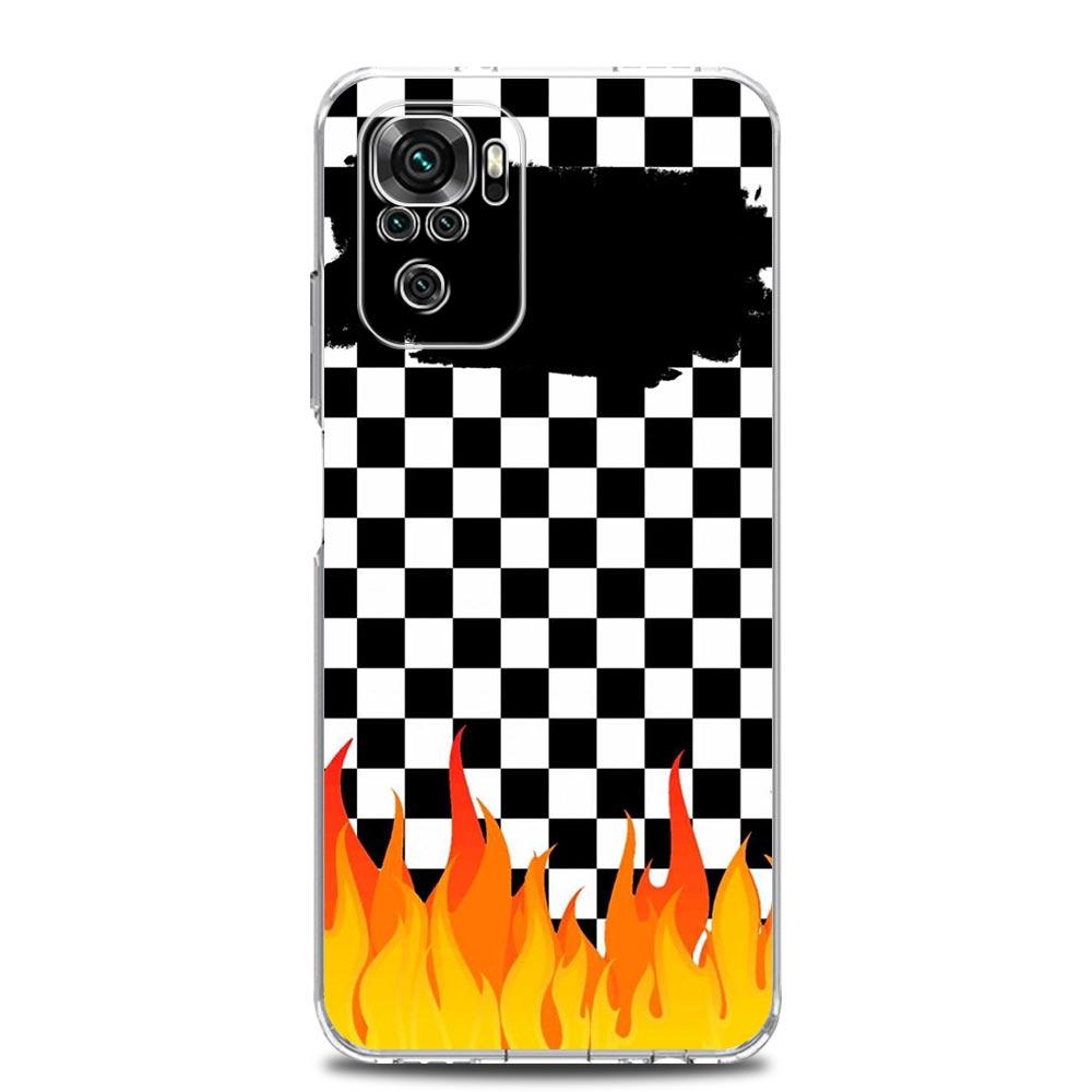 Phone Case For Xiaomi Redmi Note 14 13 12 4G 9S 9 10 11 Pro Plus 5G 14C 13C 12C 10C 9A Clear Soft TPU Cover Chess Board Art