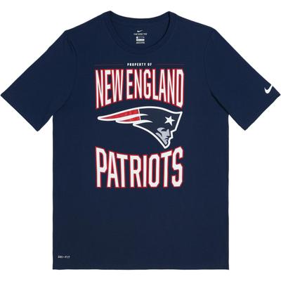 NFL Collaboration Dri-Fit T-Shirt SS25 American National Football League Patriots Quick-Dry Pullover Crew Neck Short Sleeve 3Z1B7FBGL-PAT