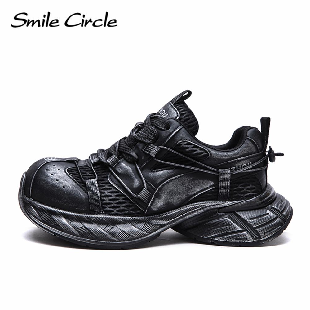 Women Sneakers Round Toe Height Increase Trainers Fashion Casual Thick Bottom Shoes