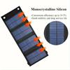 1 Stück USB Faltbares Solarpanel Tragbar Flexibel Klein Wasserdicht 5V Faltbare Solarzellen Für Handy Akkuladegerät