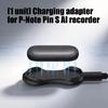Recorder Charging Dock for NotePin S Voice Recorder ABS Desk Charging Base for Study Setups,Travel Backup Carry Charger