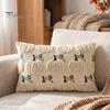 Decorative Throw Pillow Covers Thanksgiving Pumpkin Cushion Cover, Plush Embroidered Cozy Bedroom Cover Soft Case for Farmhouse Home Autumn