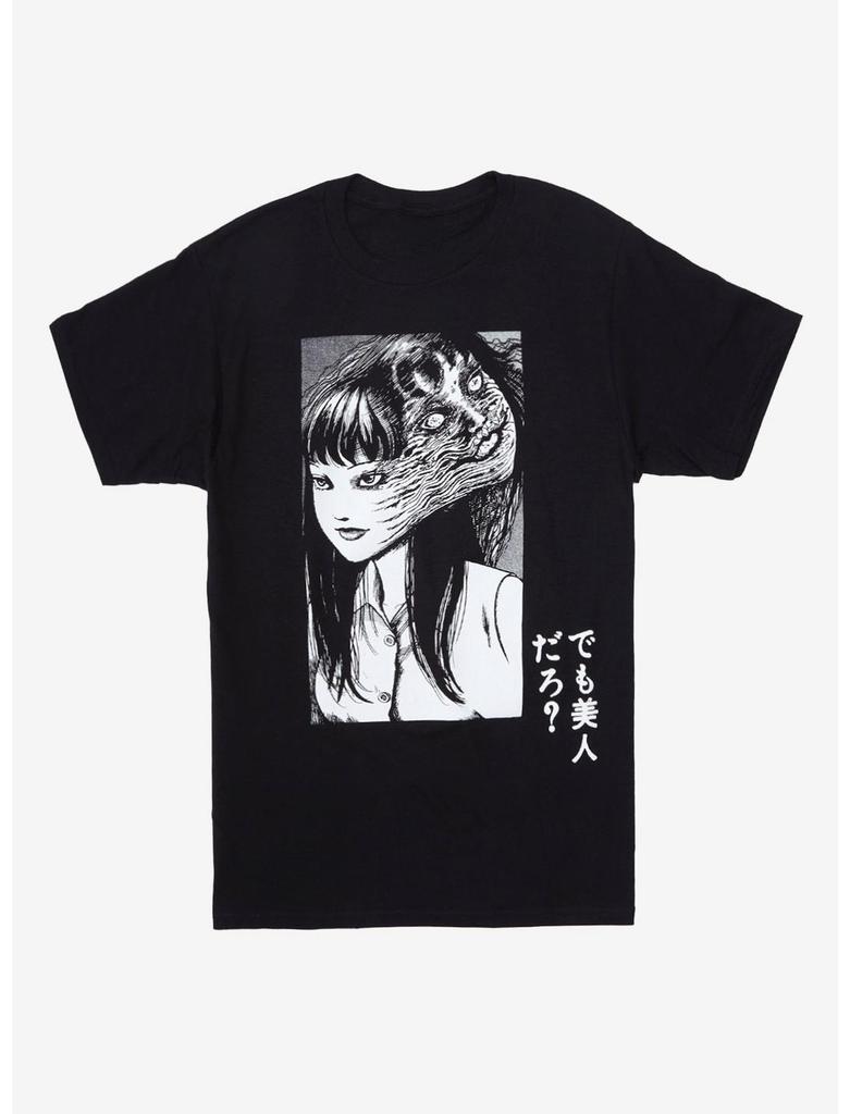 Fit Junji Ito Japanese Horror Comics Graphic Cotton Tshirt Unisex Summer Short Sleeve Fashion Brand Luxury Casual Vintage