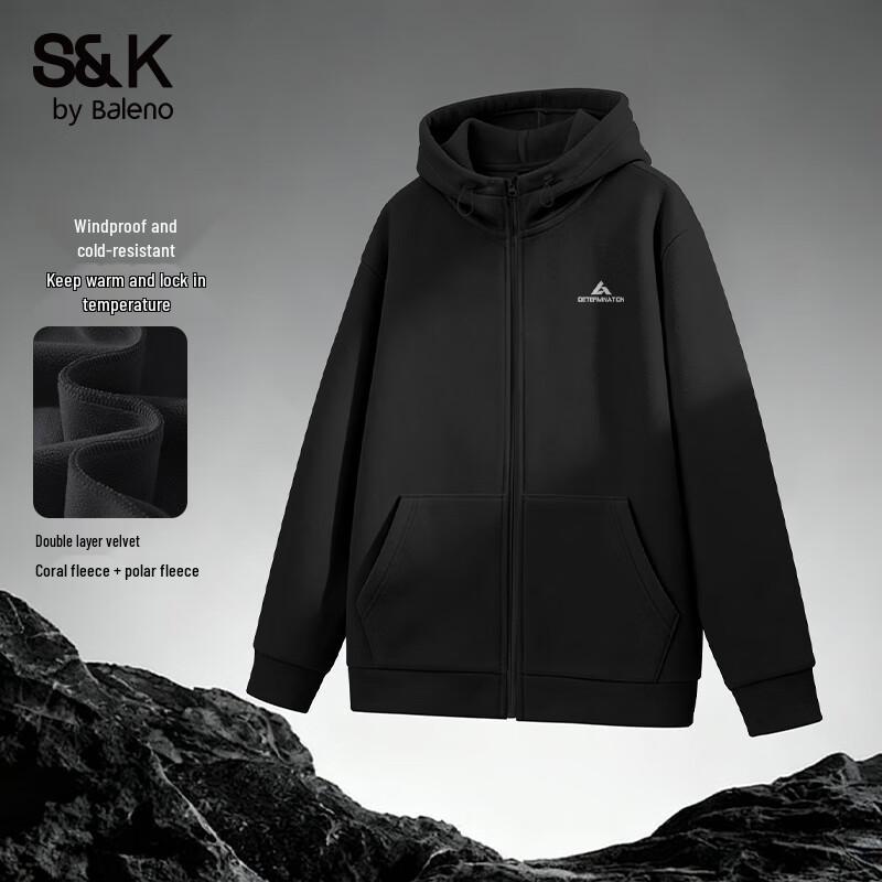 

Baleno Men s S&K Series Sherpa Lined Hooded Jacket 3XL
