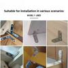 40mm Stainless Steel L-Shaped 90° Right Angle Bracket - Heavy-Duty Furniture Connector for Home & Office Stability