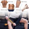 Skin-friendly Fascia Massager Anti-slip Handle Wood Grooved Gear Multifunctional Smooth Roller Massager for Home