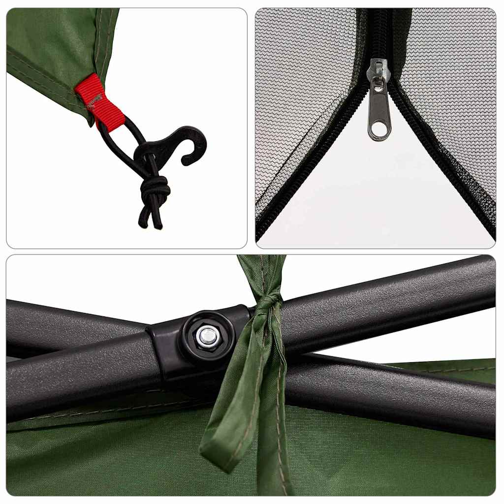 Inner Tent with Roof and Storage Green 303 x 303 x 196 cm Taffeta
