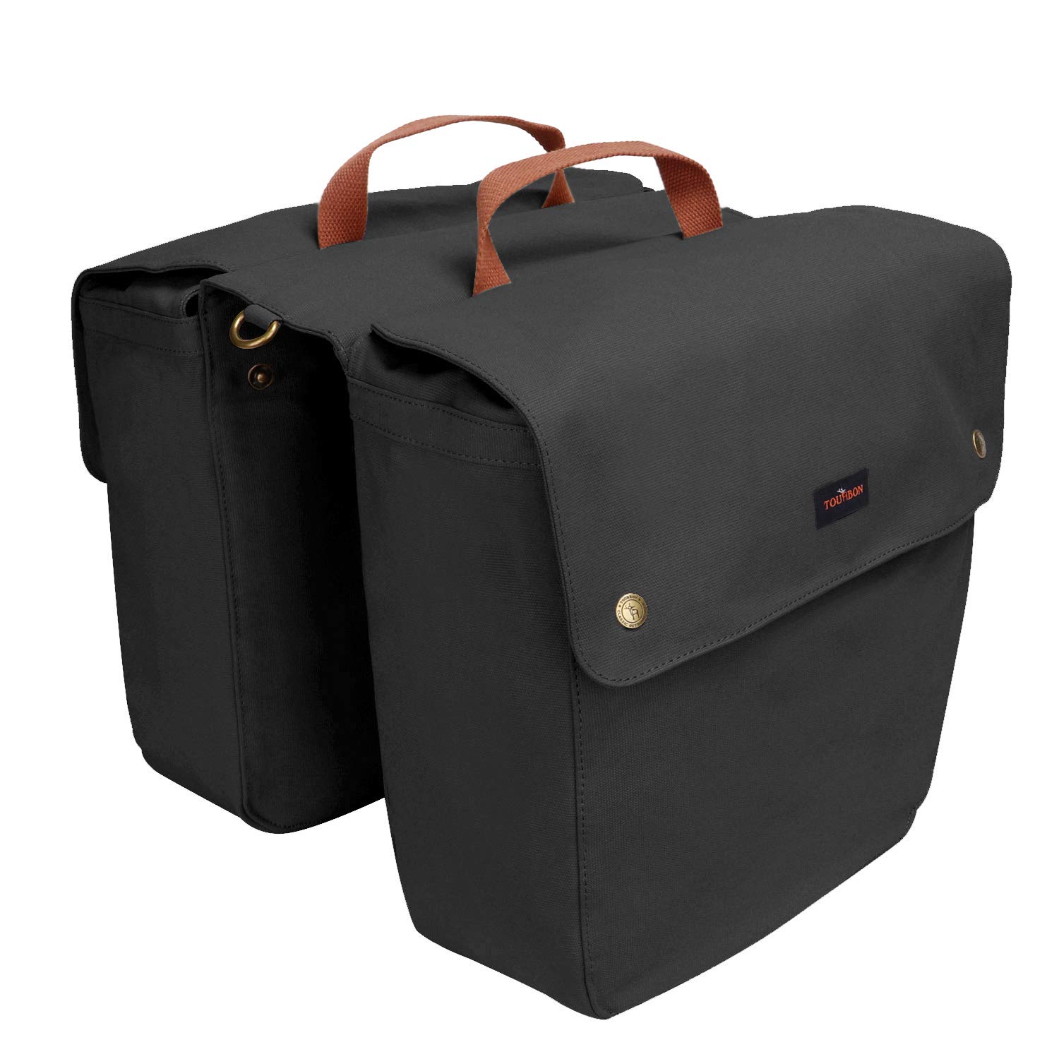 

Tourbon Bicycle Pannier Bag, 24L Large Capacity, Multiple Compartments, Frame Bag, Water-Repellent, Large, Durable, Lightweight, Perfect for Commuting