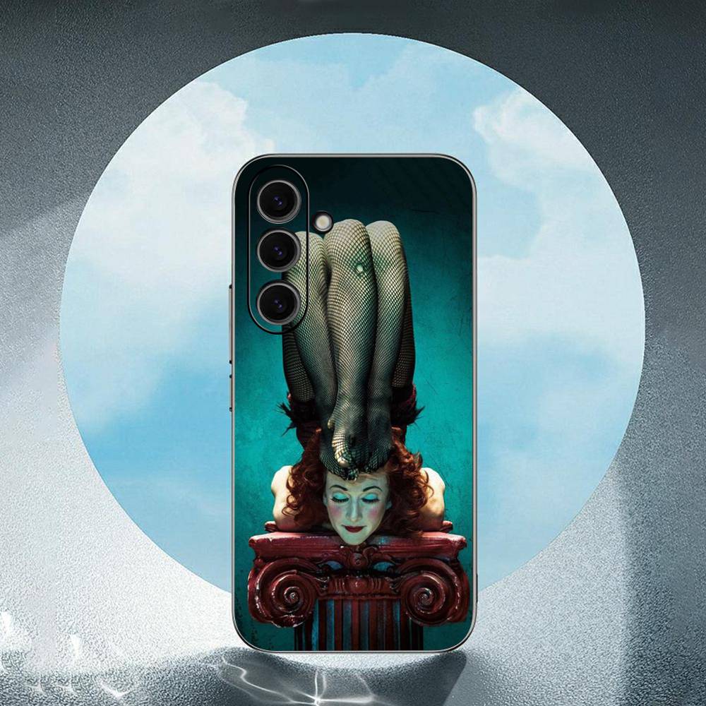 American Horror Story TV Luxus Schwarzes Handyhülle Für Samsung Galaxy S23 S24 S25 Ultra S22 Plus S21