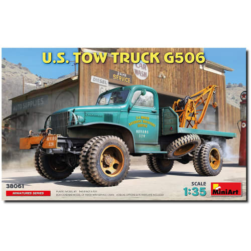 Miniart 1/35 Scale American Tow Truck G506 Plastic Model Kit MA38061