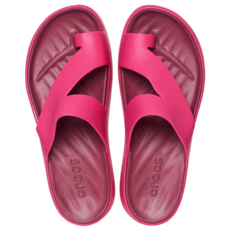 Crocs Mousse Casual Fashion EVA Anti-Abrasion Slippers Women's Rose Red