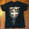 Vintage Skillet Band Distressed Cross T-shirt Classic Unisex  BO009 Unisex T-Shirt