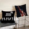 Povlak na polštář M-Michael Jackson Čtvercový polštář Ložnice Pohovka Volný čas Pohodlný polštář Auto Obývací pokoj Domácí dekorace