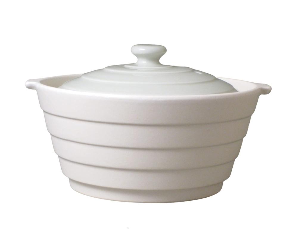 Yaemon Kiln Daikei Only Bowl, All-Purpose Cooking Pot, Oven, and Microwave Safe, Lightweight and Easy To Use, Arita Ware, Ivory, HJ-05