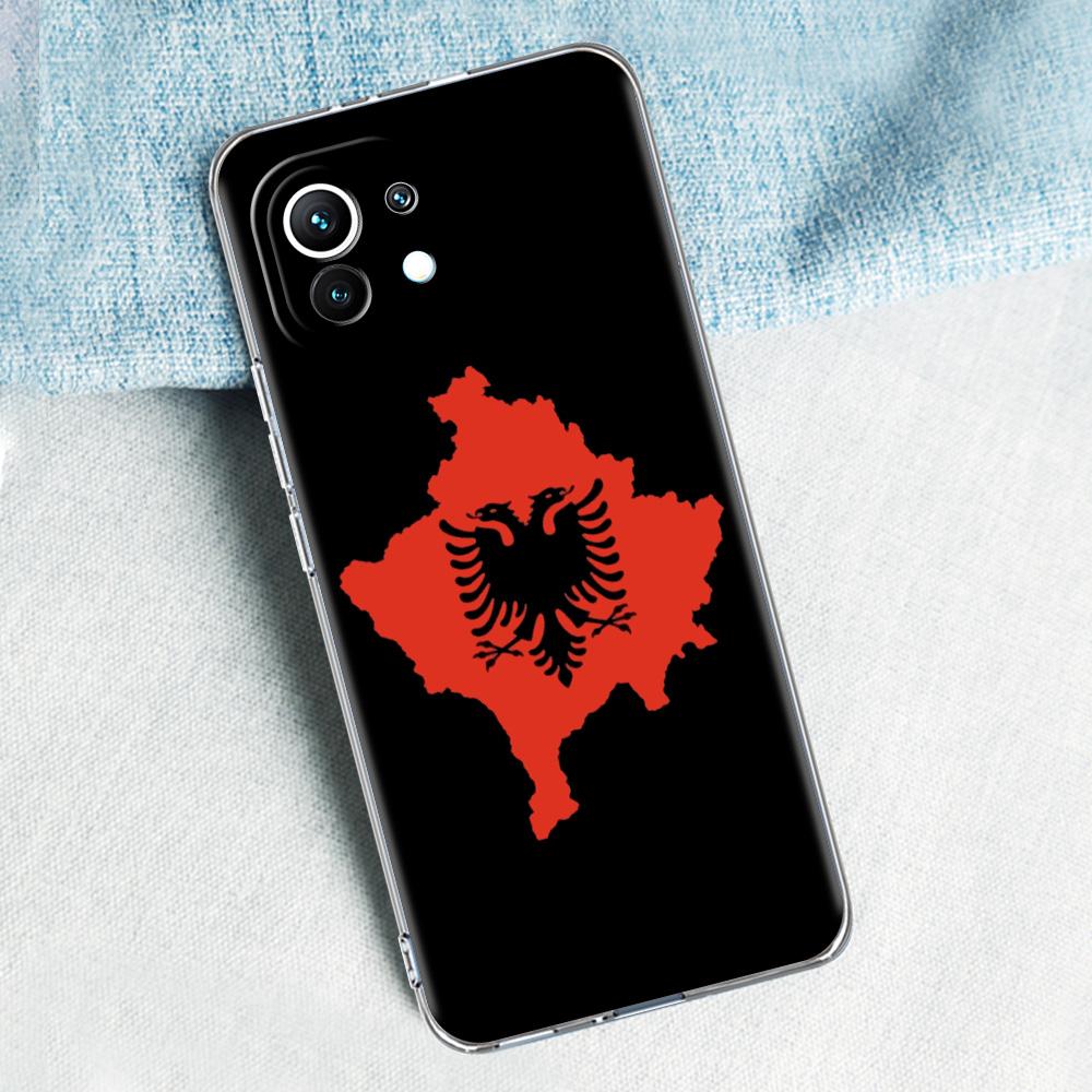 Albanien Albaner Flagge Für Poco X5 X3 NFC F5 F4 F3 M3 Handyhülle Für Xiaomi 12T 12 13 Lite 11 Ultra Mi 10T 5G 11X Pro 11T Hülle