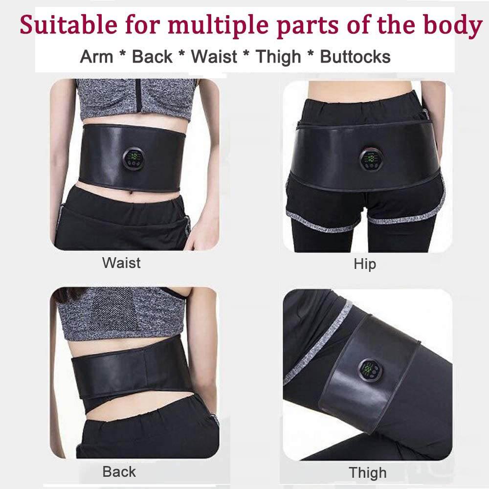EMS Trainer Abdominal Muscle Stimulator Waist Support Belt Electro Muscle Stimulation Body Slimming Massager Fitness Equiment