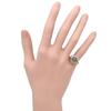 NON BRAND - Chrysoberyl Cat's Eye DiamondRing ring Pt900/Chrysobell Cat's Eye #7.5(JP Size) Array