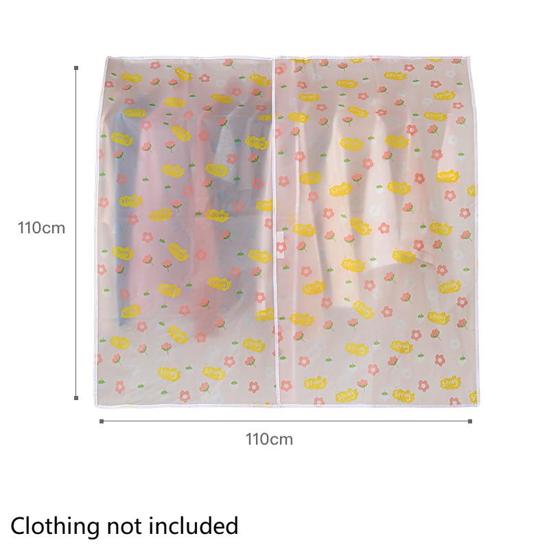 Waterproof Dustproof Thickened Clothing Covers Peva Clothes Dust Storage Bag Clear Protector Opening Hanging Garment Rack Items