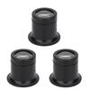3pcs Plastic Repair Magnifier 10X Magnification Jewelry Tool Set Jewelers Loupe  Watch Repair