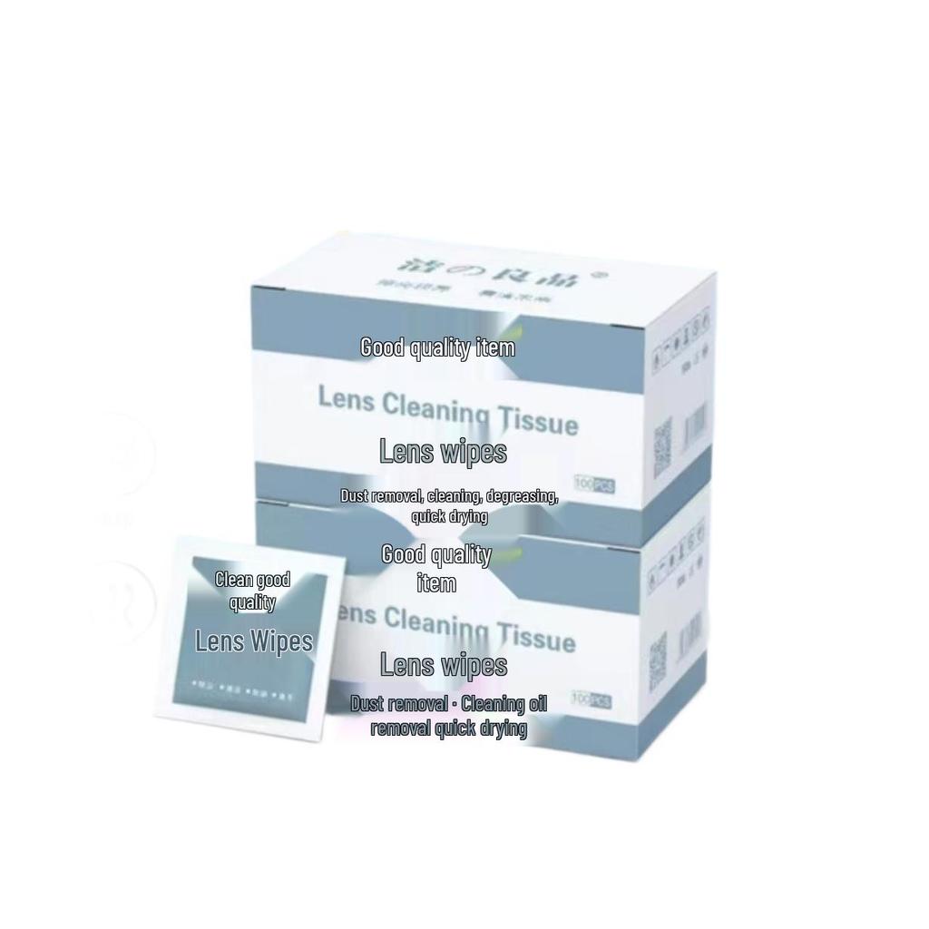 Professional Lens & Screen Cleaning Wet Wipes - Disposable Cloth for Glasses & Mobile Phones