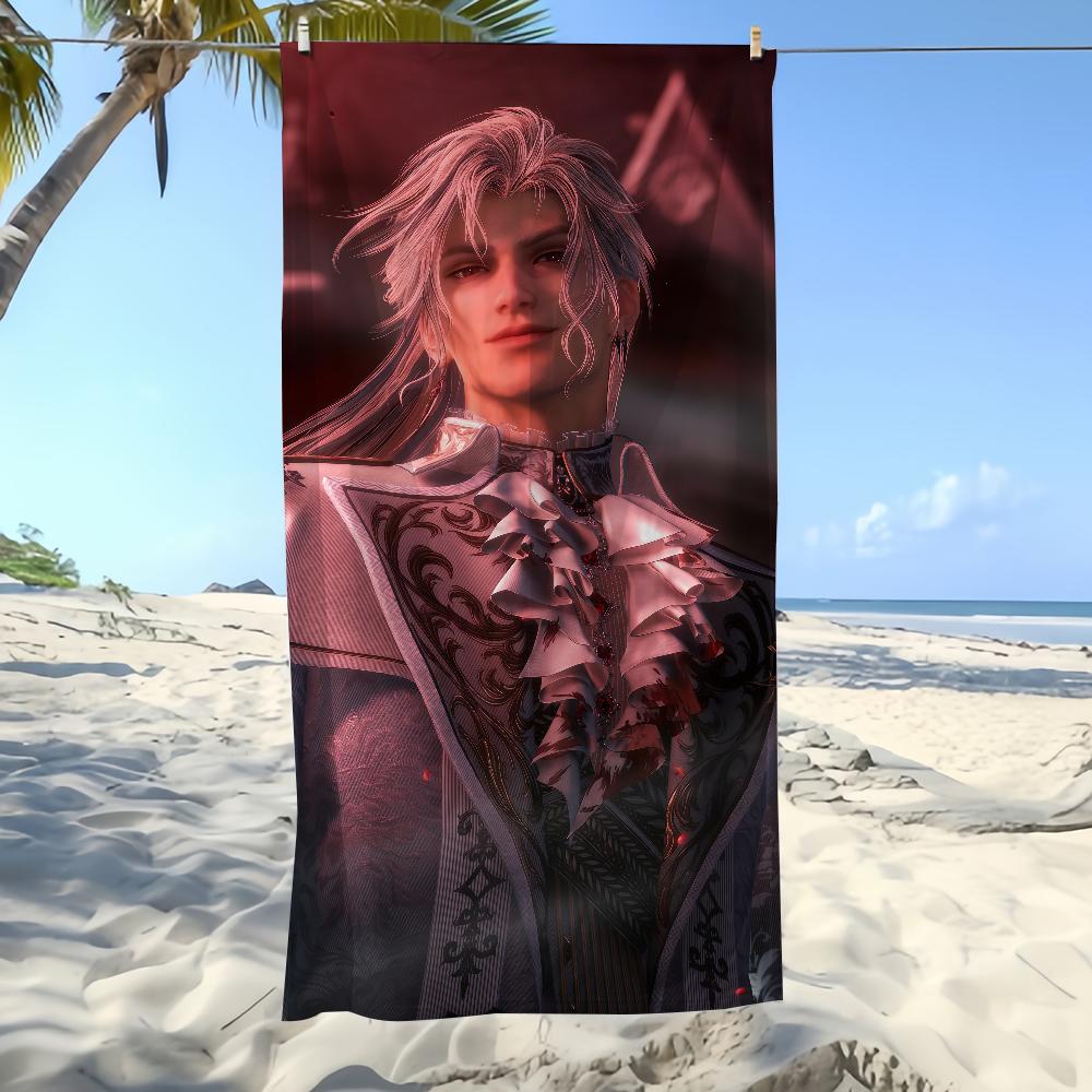 Towel And Textile Bathrobe Beach Quick-Drying Lightweight Silver-Winged Portable Camping Swim Demon Pool Love Deepspace Travel