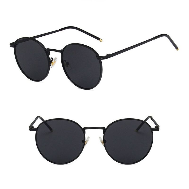 Fashion Glasses Fishing Metal Frame Shades Round Sun Glasses Women's Eyewear Women Men Sunglasses