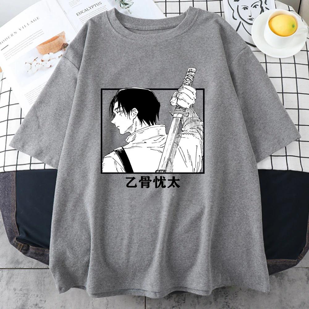 Anime Yuta Okkotsu Graphic T Shirt Men's Women's Fashion Crew Neck Shirts Casual Streetwear Harajuku Cool T Shirt